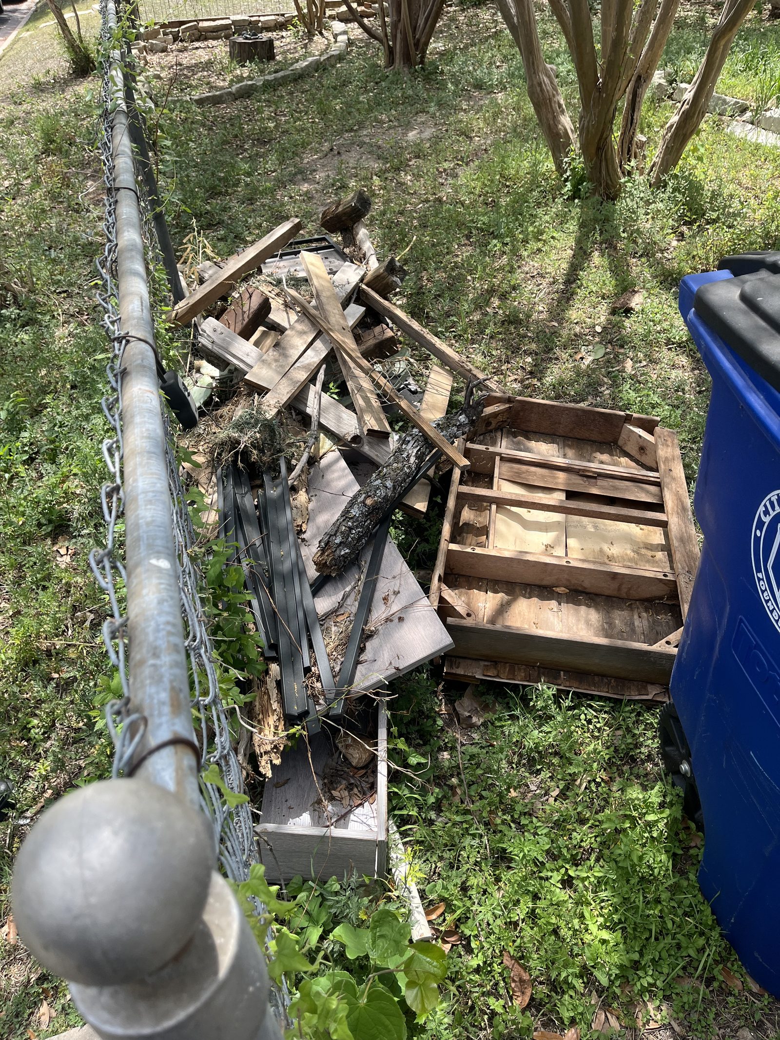 Dumpster Rental β dumpster rental job by Gone Today Junk Removal